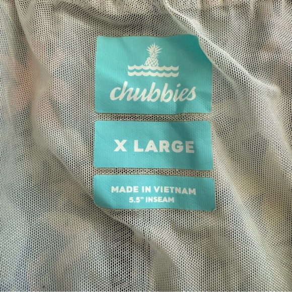 Chubbies The Bloomerangs Classic Floral Tropical Swim Trunks Shorts Size XL 5.5” - Picture 6 of 12